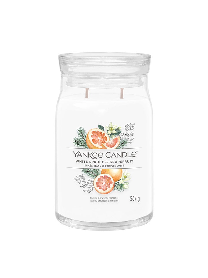 Yankee Candle Świeca zapachowa "White Spruce & Grapefruit" - 567 g rozmiar: onesize