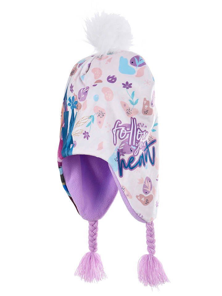 Disney Frozen Czapka "Kraina Lodu" w kolorze fioletowym rozmiar: 54 cm