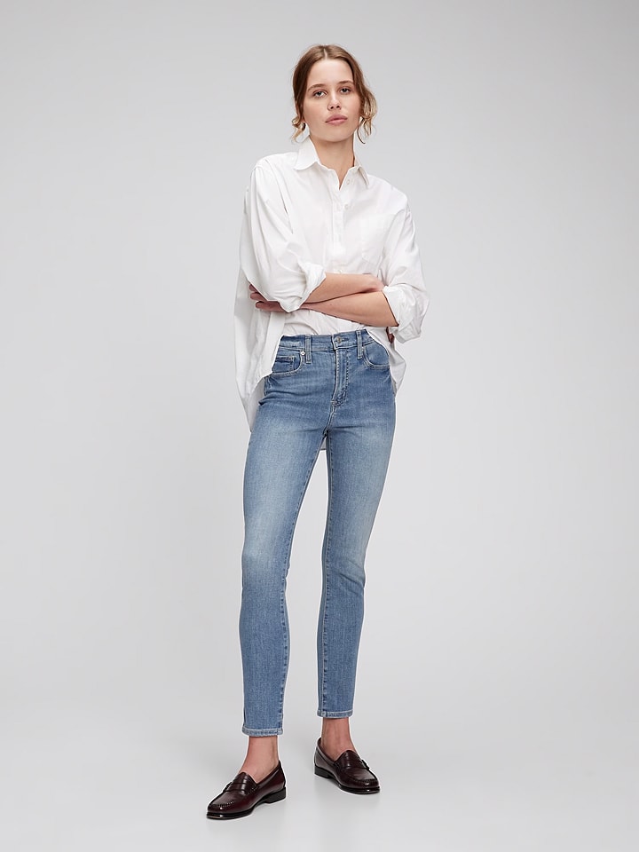 GAP Dżinsy - Skinny fit - w kolorze błękitnym rozmiar: W26