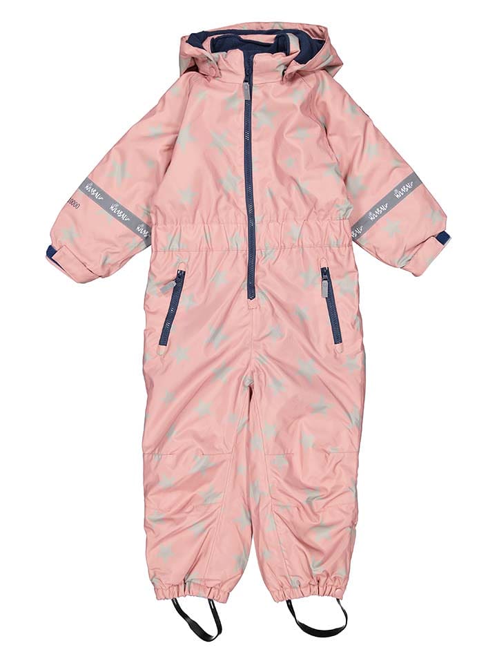 HULABALU Kombinezon zimowy "X-Stars" w kolorze jasnoróżowym rozmiar: 92