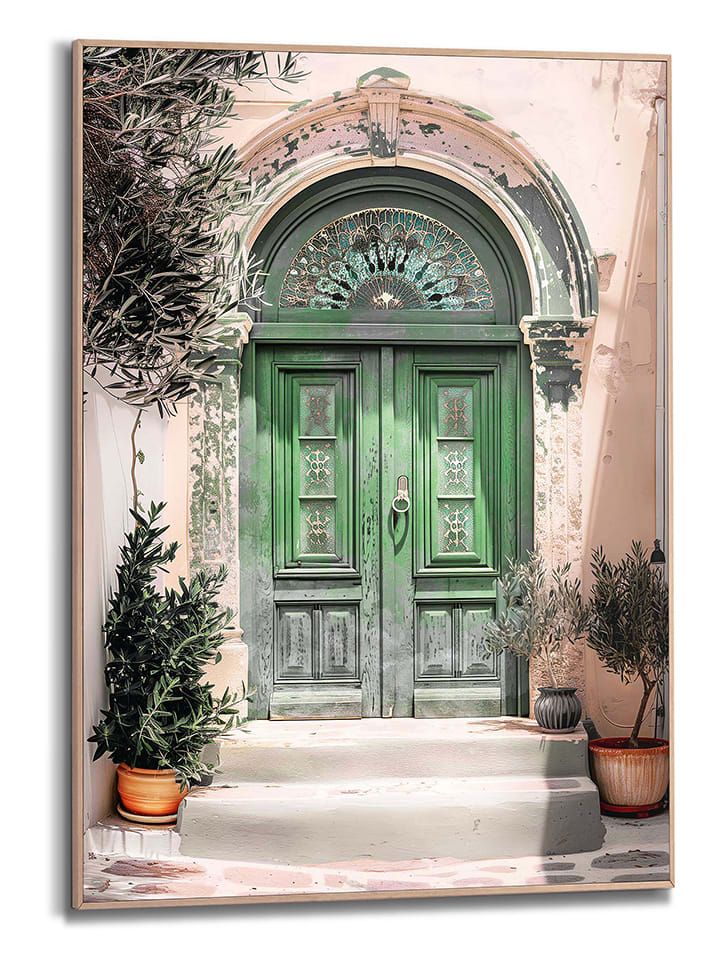 Orangewallz Druk artystyczny "Bohemian Portal" w ramce rozmiar: 50x70 cm