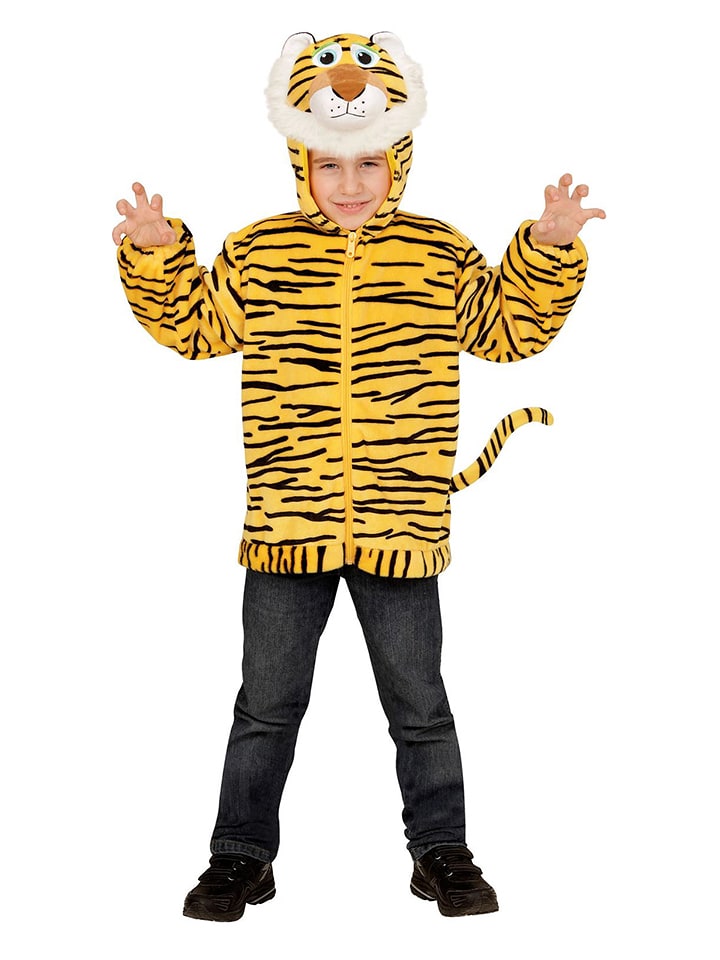 Carnival Party Góra kostiumowa "Tiger" w kolorze żółtym rozmiar: 98