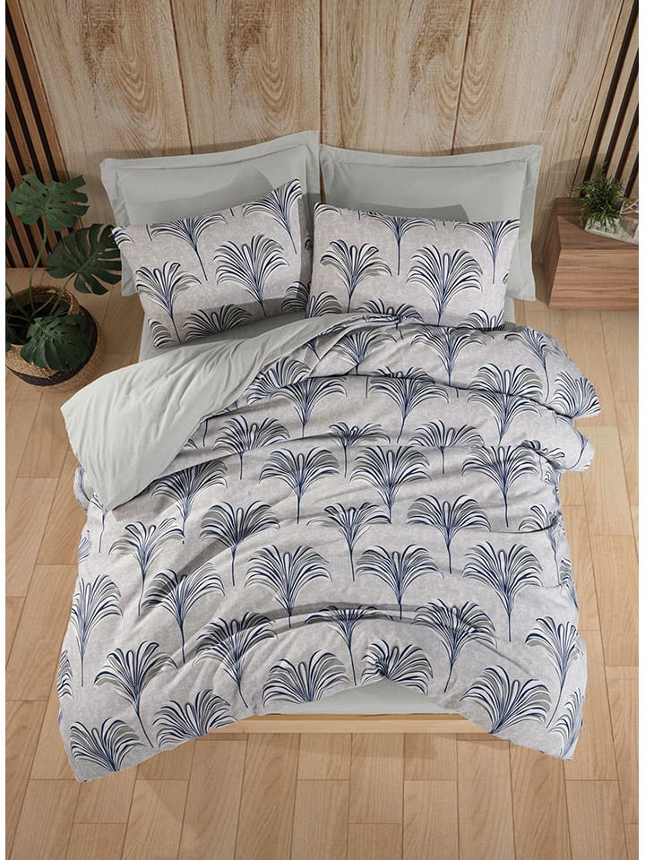 Elizabed Komplet pościeli w kolorze szaro-niebieskim rozmiar: 135x200 cm
