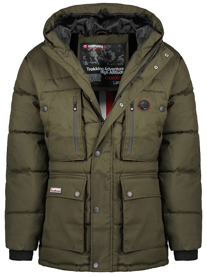 ANAPURNA Parka "Albertana" w kolorze khaki rozmiar: M