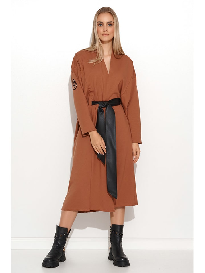 Makadamia Sukienka w kolorze karmelowym rozmiar: 36/38