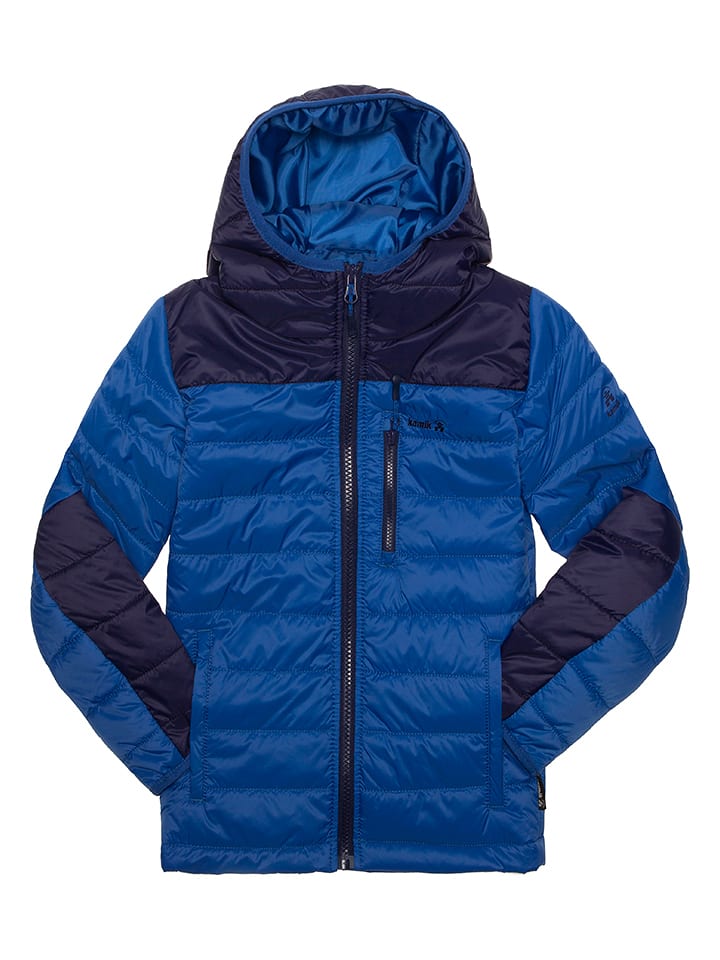 Kamik Całoroczna kurtka pikowana "Canyon" w kolorze granatowym rozmiar: 104