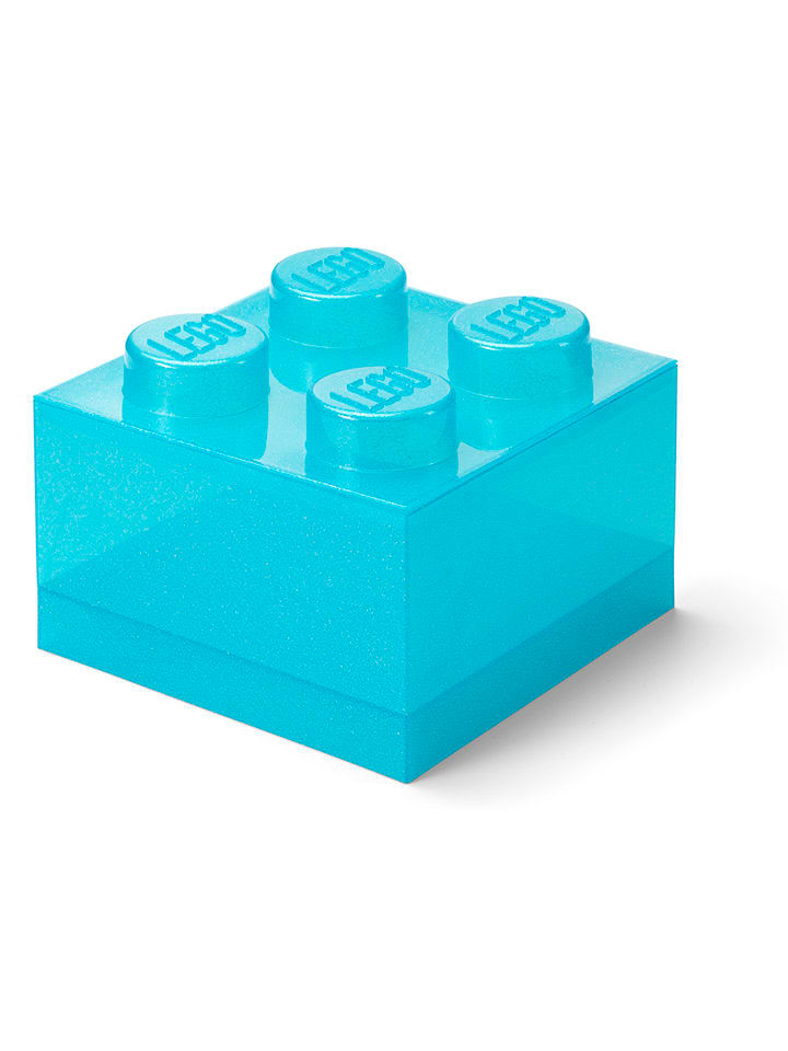LEGO Pojemnik "Brick 4" w kolorze błękitnym - 25 x 18 x 25 cm rozmiar: onesize
