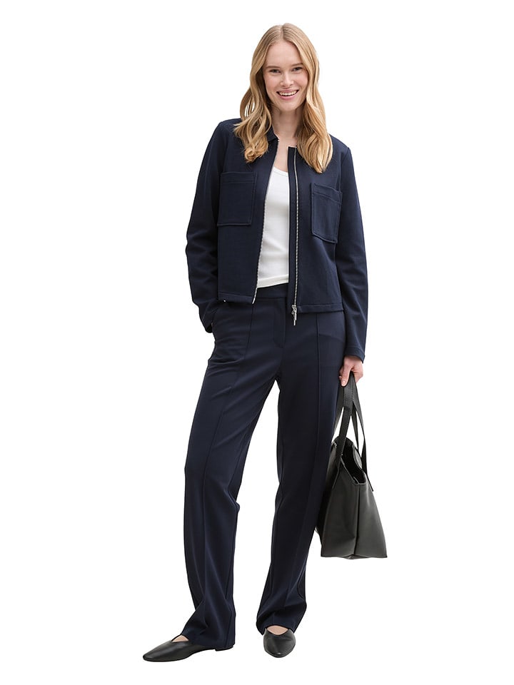 Tom Tailor Kurtka przejściowa w kolorze granatowym rozmiar: S