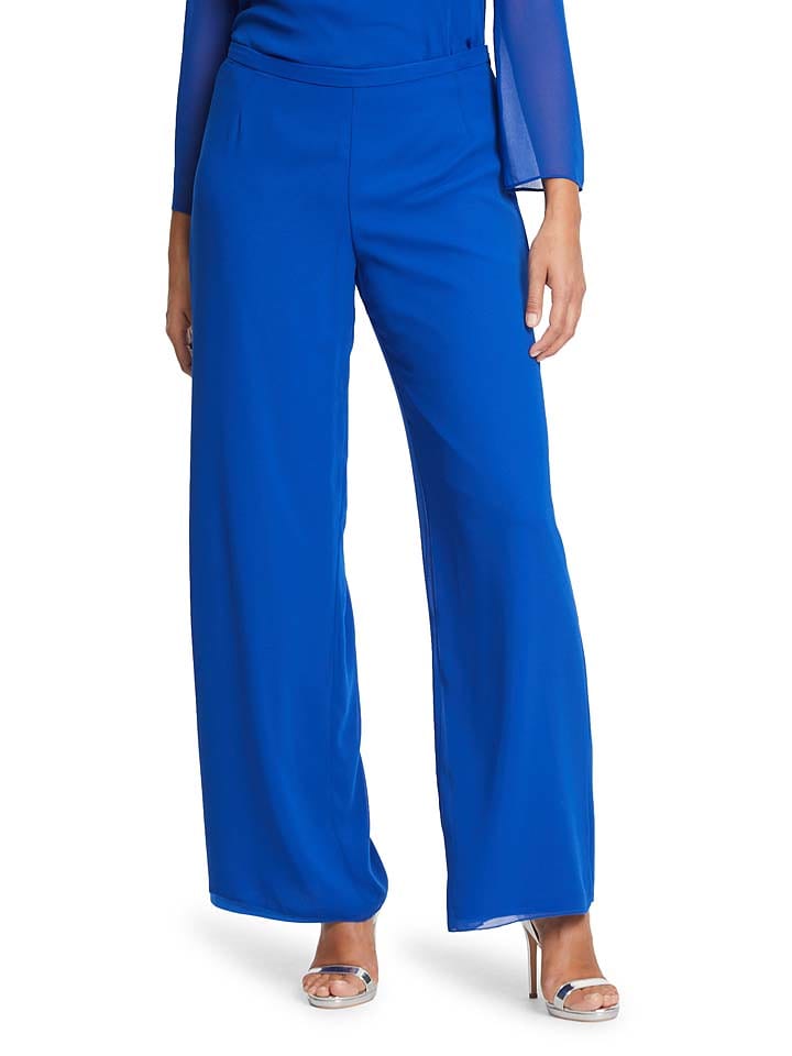 Vera Mont Spodnie w kolorze niebieskim rozmiar: 42