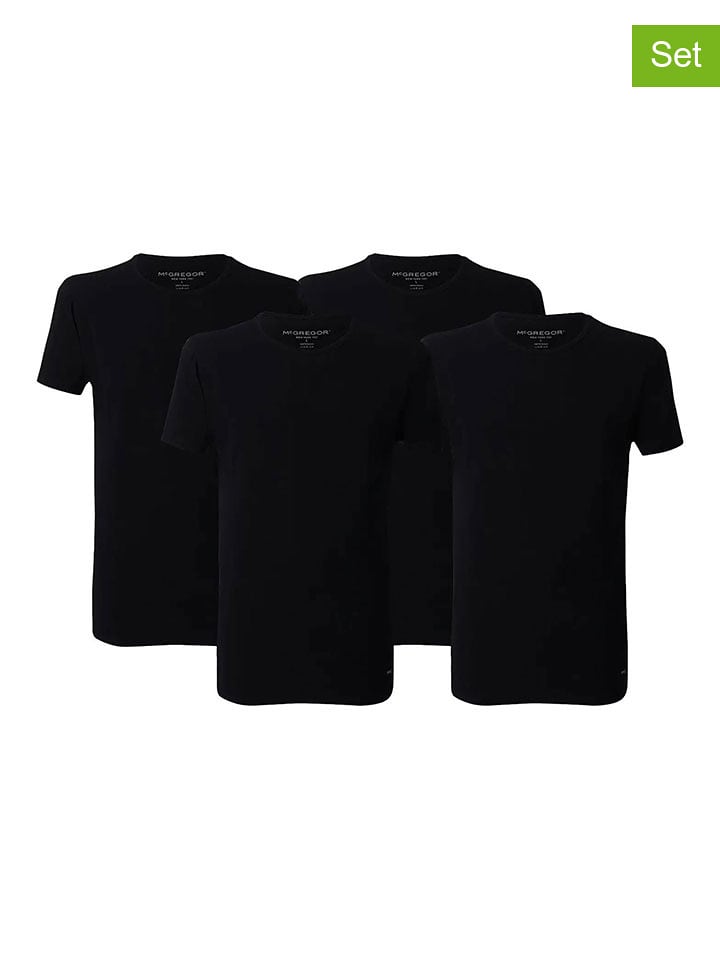 McGregor Koszulki (4 szt.) w kolorze czarnym rozmiar: XL