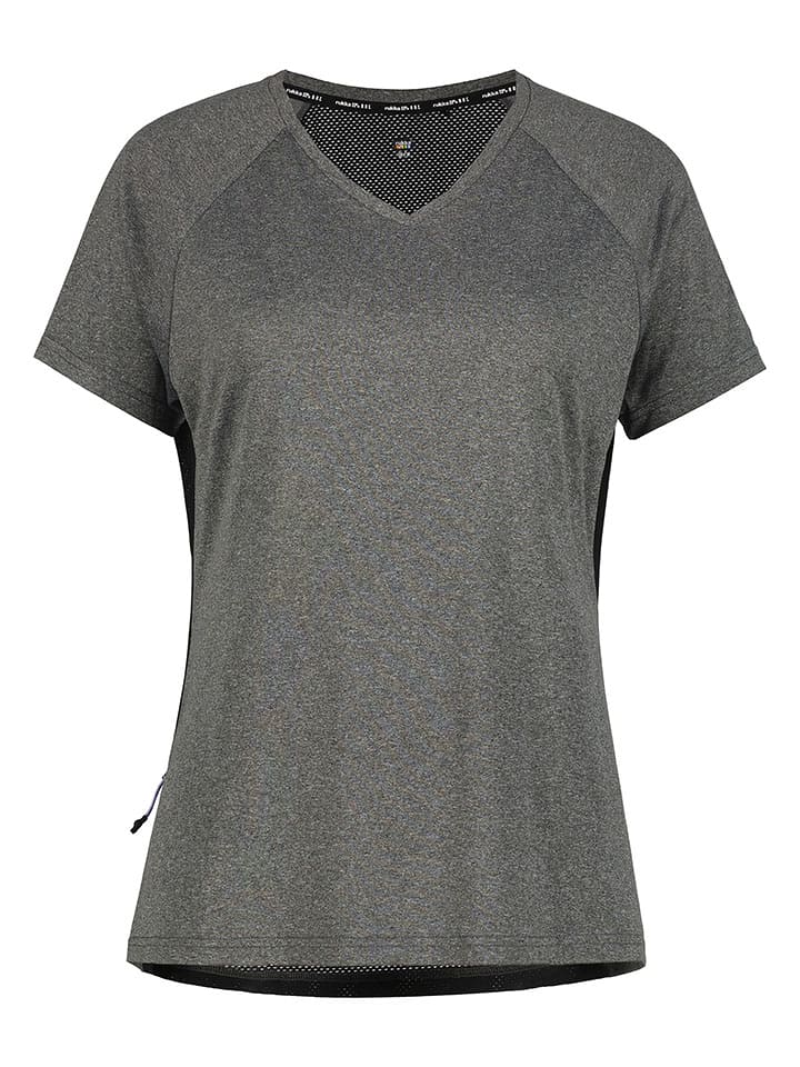 rukka Koszulka funkcyjna "Magnula" w kolorze czarno-szarym rozmiar: 40