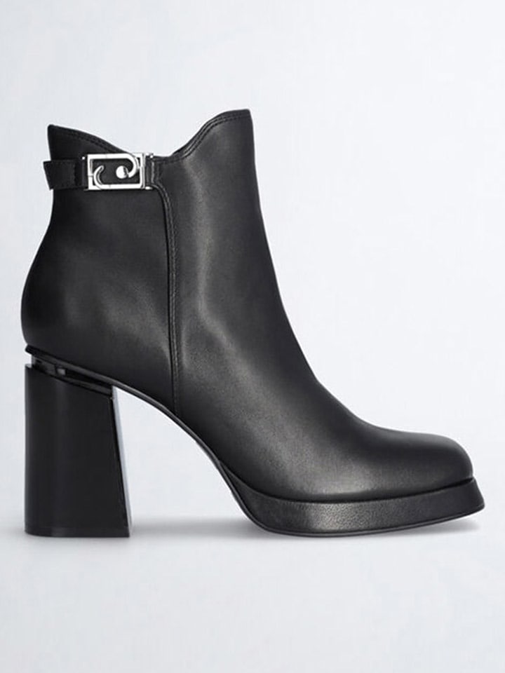 Liu Jo Skórzane botki w kolorze czarnym rozmiar: 40