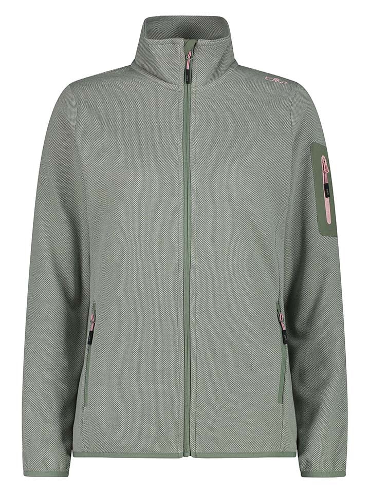 CMP Kurtka polarowa w kolorze zielonym rozmiar: 42