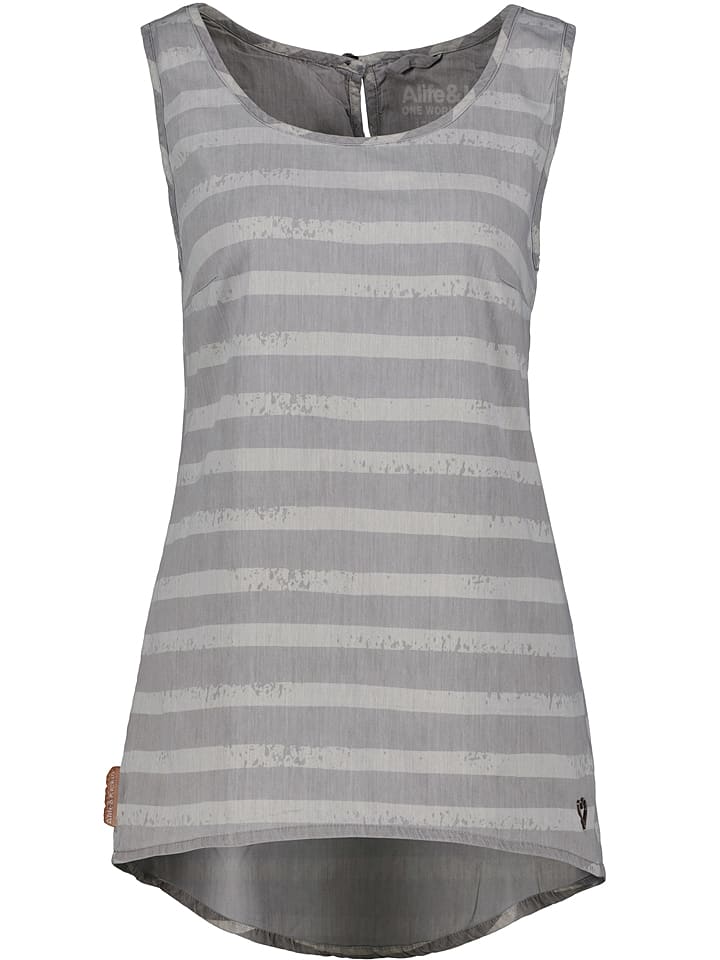 alife and kickin Top "KarlaAK" w kolorze szarym rozmiar: M