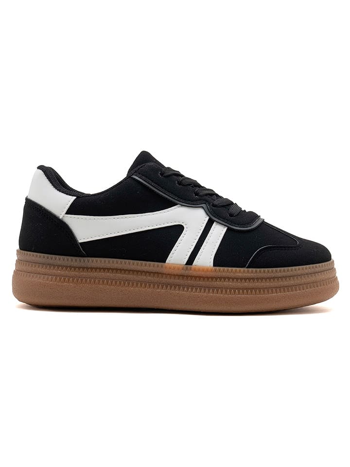 C'M Sneakersy w kolorze biało-czarnym rozmiar: 39