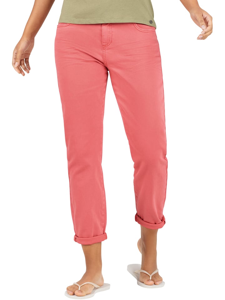 Timezone Spodnie "Jola" w kolorze koralowym rozmiar: W27