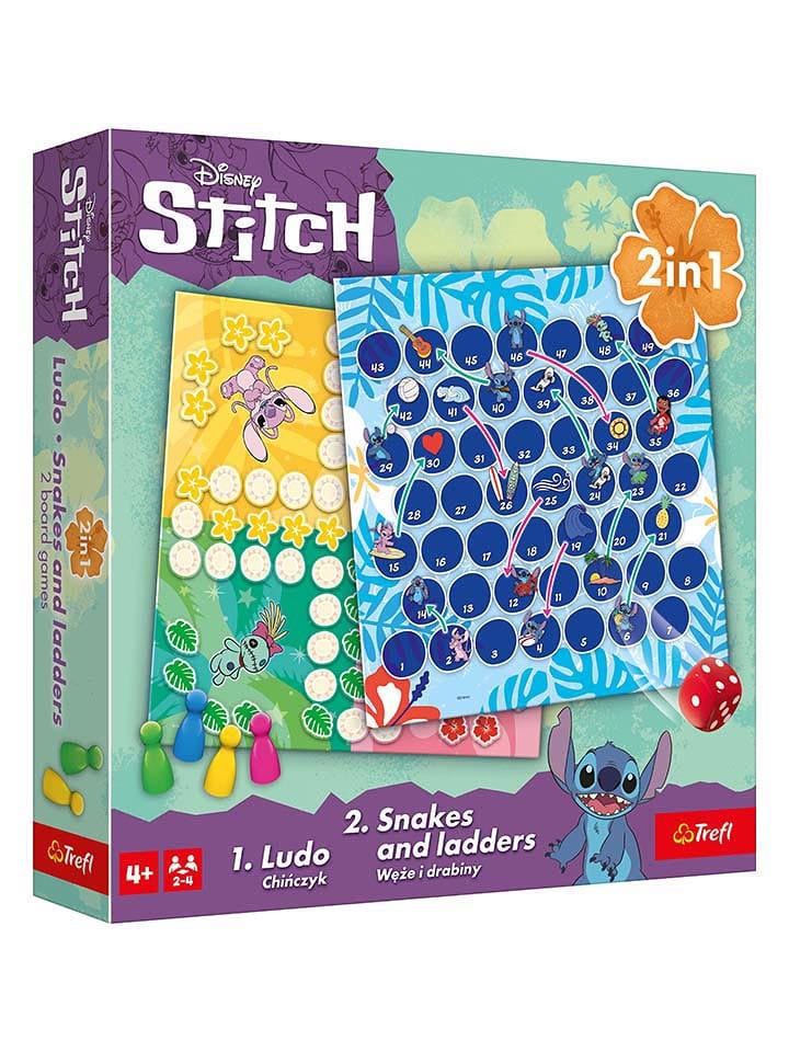 Trefl Gra "2in1 Disney Lilo&Stich" - 4+ rozmiar: onesize