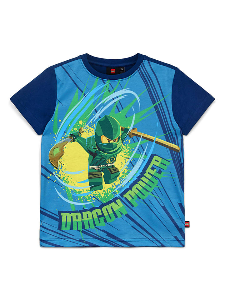 LEGO Koszulka w kolorze granatowym ze wzorem rozmiar: 98