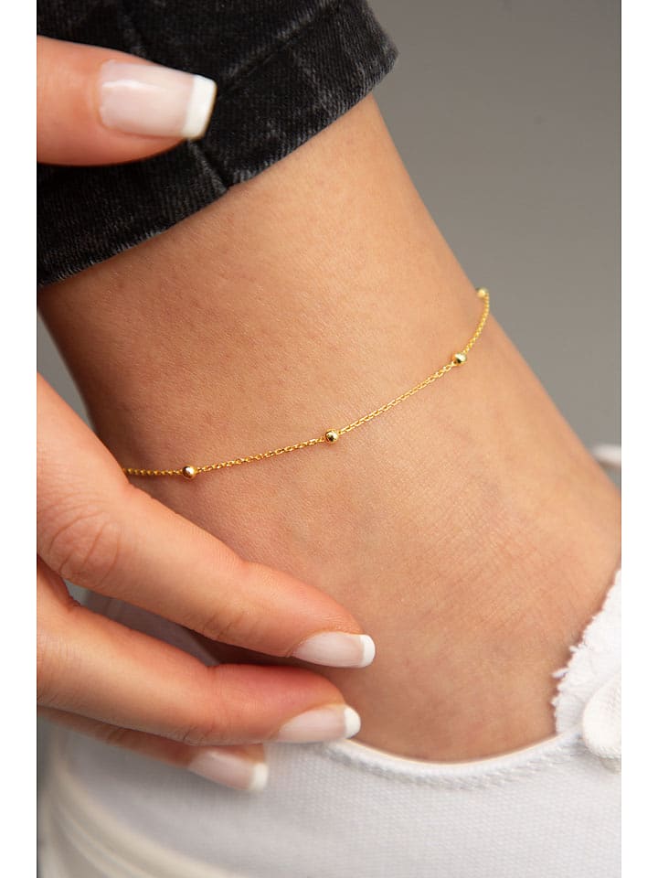 Nakkash Pozłacana bransoletka na kostkę rozmiar: onesize