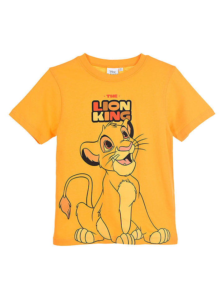 Disney The Lion King Koszulka "Lion" w kolorze żółtym rozmiar: 104