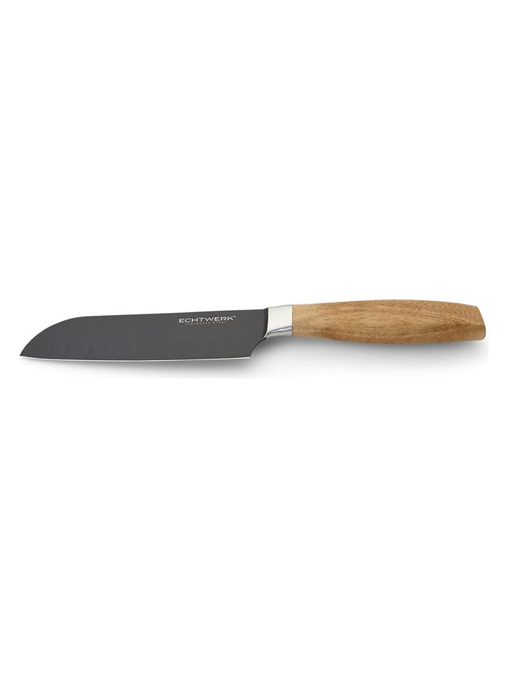 Echtwerk Nóż Santoku "Classic" w kolorze jasnobrązowo-czarnym - dł. 28,9 cm rozmiar: onesize