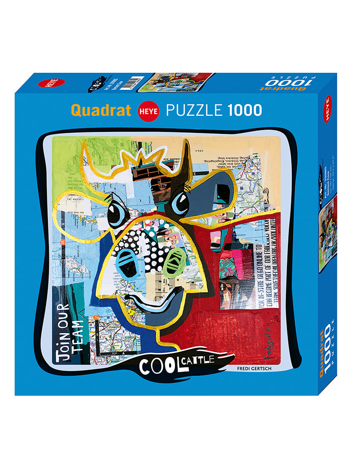 HEYE 1000-częściowe puzzle "Dotted Cow" - 12+ rozmiar: onesize