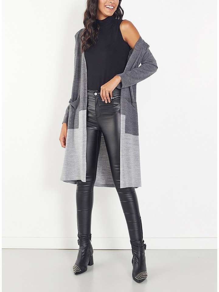 Milan Kiss Kardigan w kolorze antracytowo-szarym rozmiar: L