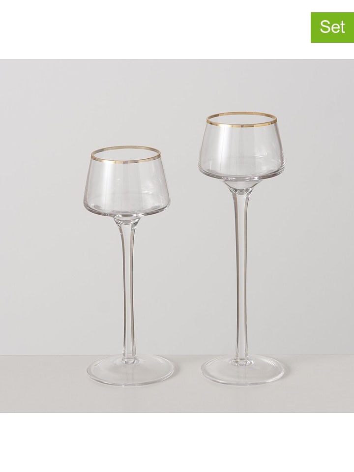 Boltze Świeczniki (2 szt.) "Smola" rozmiar: onesize