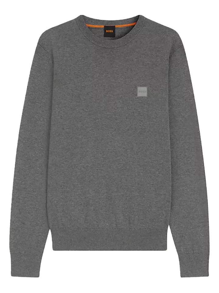 Hugo Boss Sweter w kolorze szarym rozmiar: S