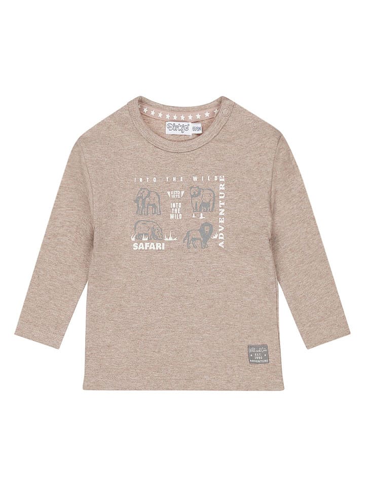 Dirkje Koszulka w kolorze jasnobrązowym rozmiar: 104