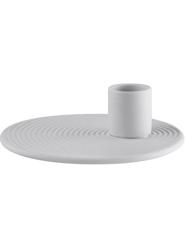 Blomus Świecznik "Nona" w kolorze jasnoszarym - wys. 3 x Ø 12 cm rozmiar: onesize