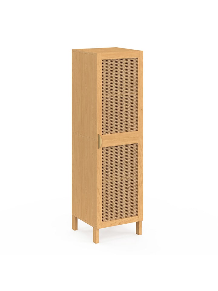 IDOMYA Factory Szafa "Eve" w kolorze jasnobrązowym - 39,5 x 132 x 38 cm rozmiar: onesize