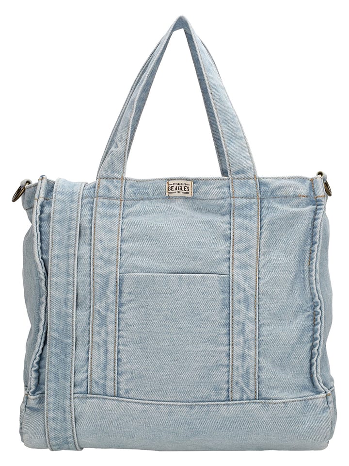 Beagles Torebka w kolorze błękitnym - 38 x 22 x 12 cm rozmiar: onesize