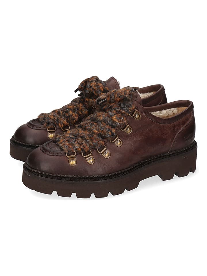 MELVIN & HAMILTON Skórzane trzewiki "Jade 38" w kolorze brązowym rozmiar: 41