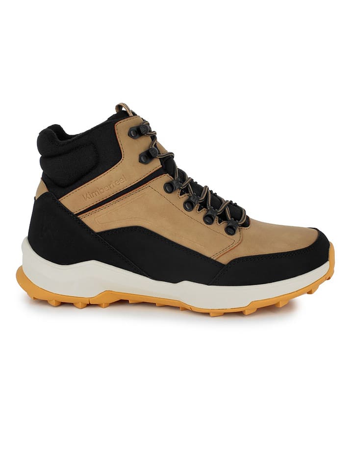 Kimberfeel Botki zimowe "Mathis" w kolorze beżowo-czarnym rozmiar: 40