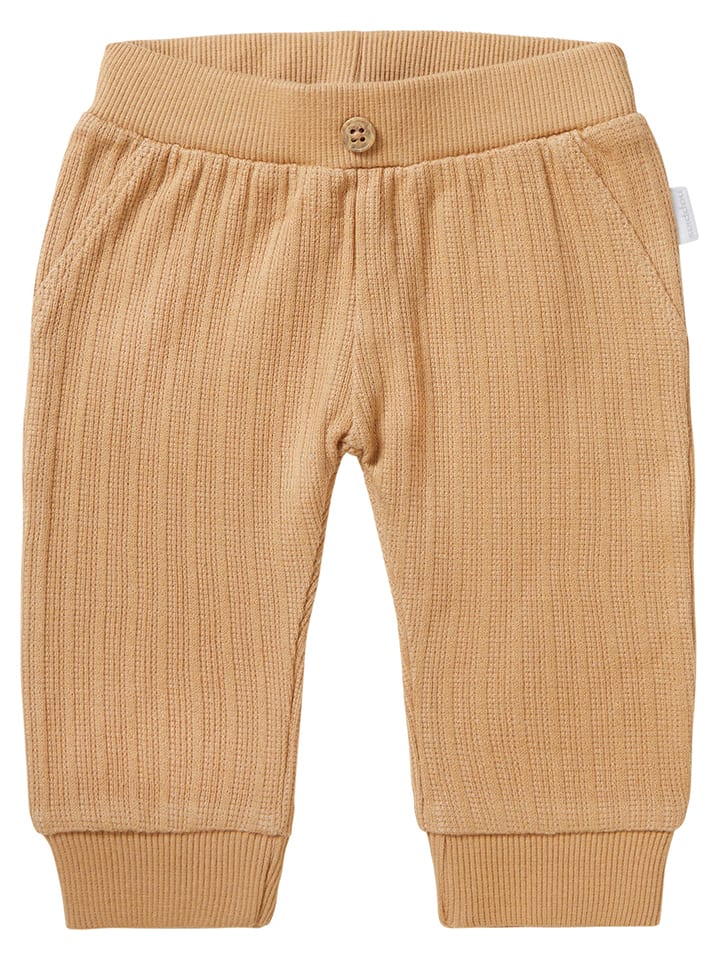 Noppies Spodnie dresowe "Brooklet" w kolorze jasnobrązowym rozmiar: 50