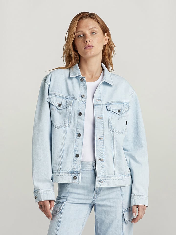 G-Star Kurtka dżinsowa w kolorze błękitnym rozmiar: S