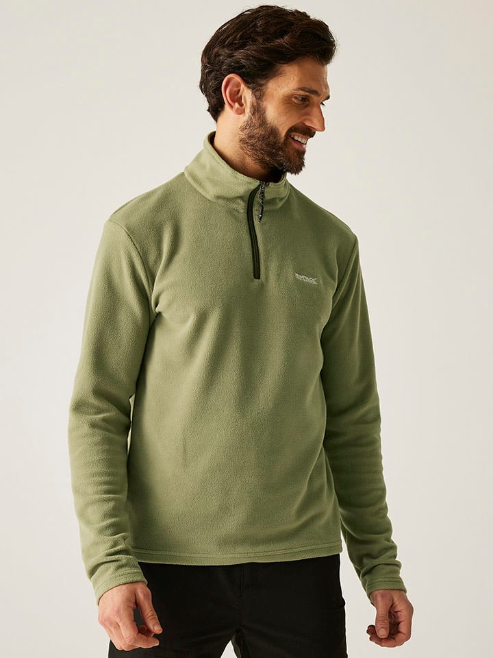 Regatta Bluza polarowa "Thompson" w kolorze zielonym rozmiar: 4XL