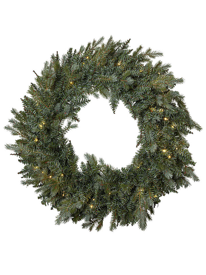 STAR Trading Wieniec LED "Greyland" w kolorze zielonym - Ø 80 cm rozmiar: onesize