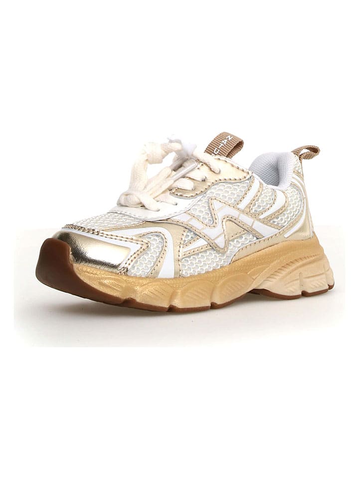 Naturino Sneakersy "Wave" w kolorze kremowo-beżowym rozmiar: 31