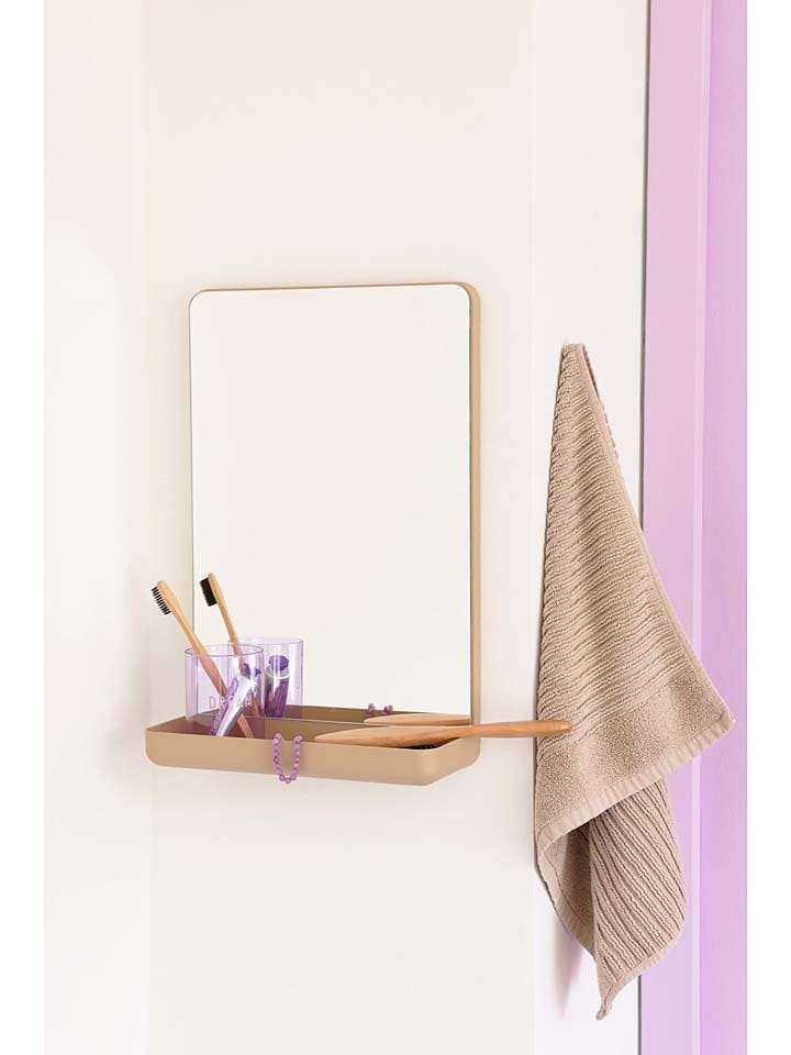 Design Letters Lustro ścienne w kolorze beżowym - 30 x 45 cm rozmiar: onesize