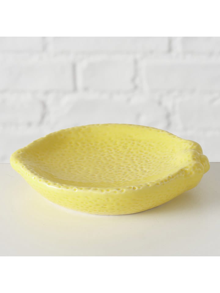 Boltze Mydelniczka "Limone" w kolorze żółtym - dł. 12,5 cm rozmiar: onesize