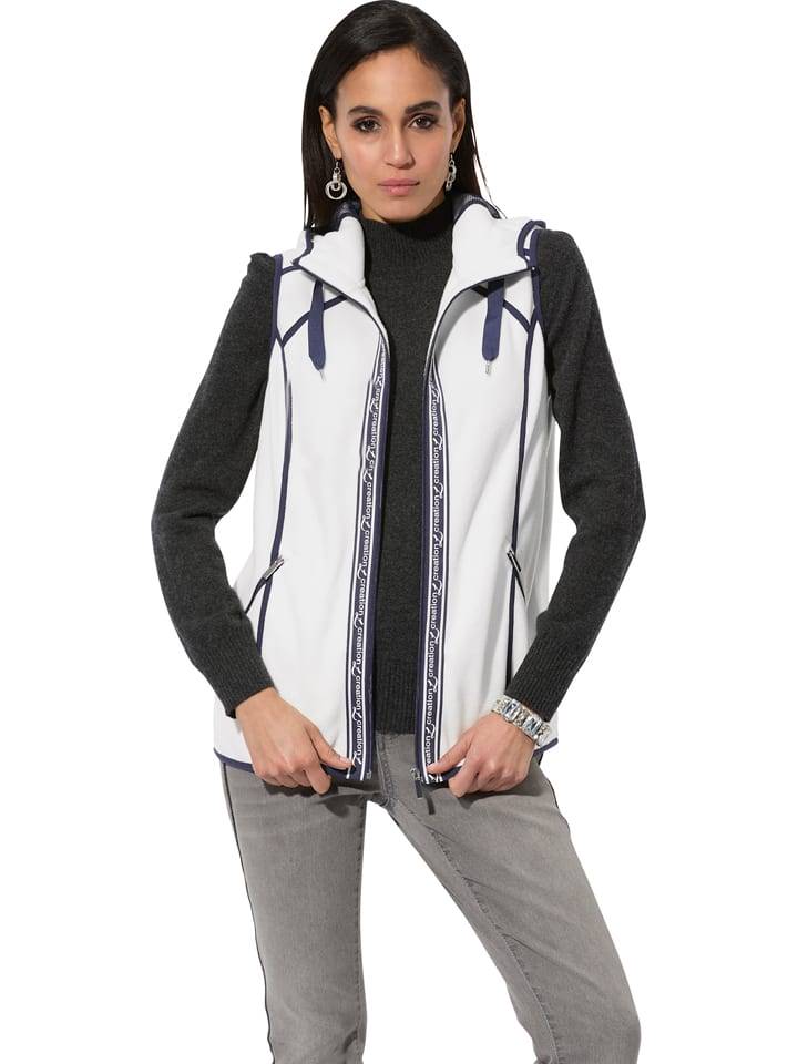 WITT WEIDEN Kamizelka polarowa w kolorze białym rozmiar: 38