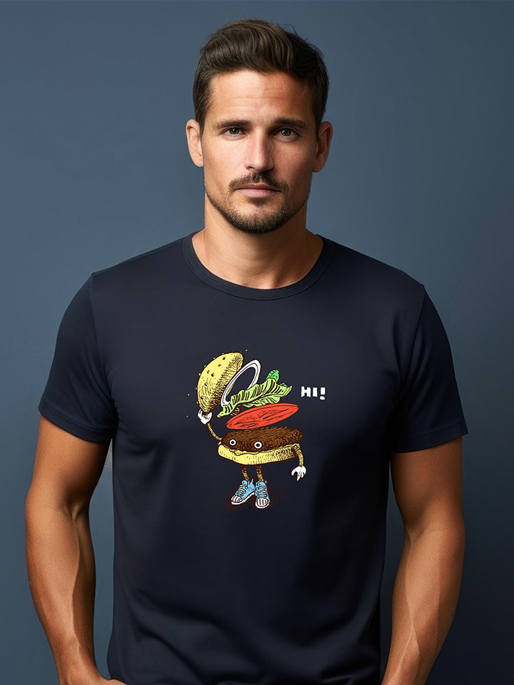 WOOOP Koszulka w kolorze granatowym rozmiar: XL