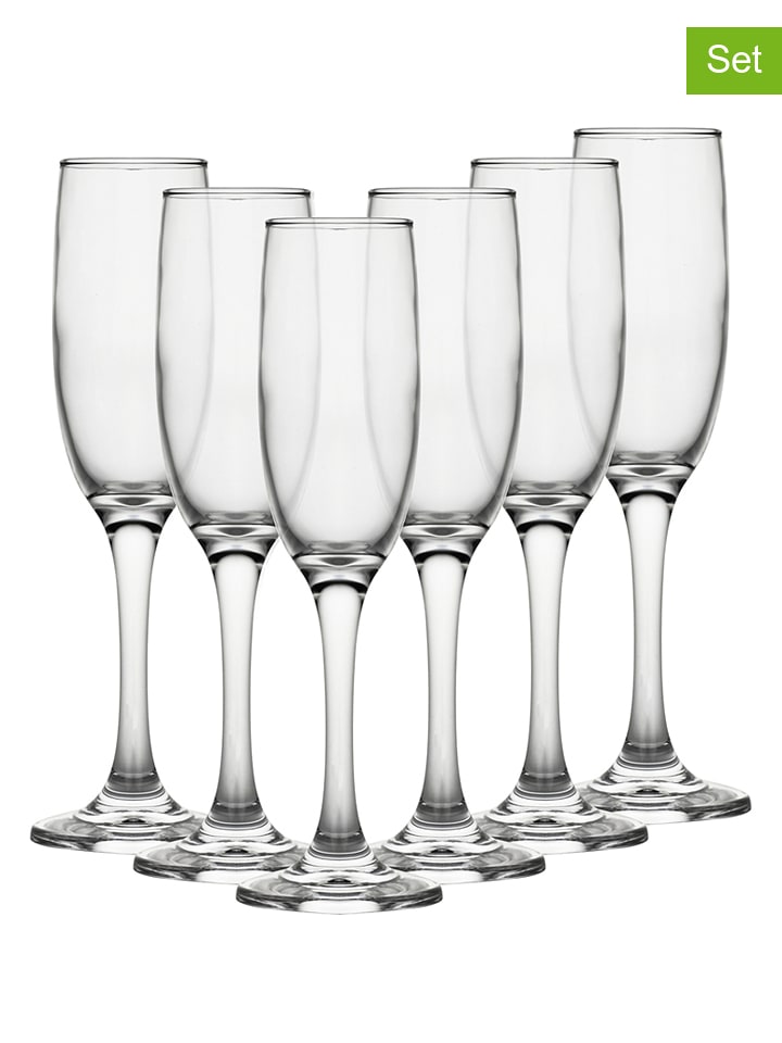 Echtwerk Kieliszki (6 szt.) do szampana - 170 ml rozmiar: onesize