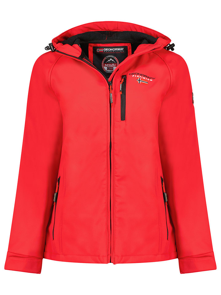 Geographical Norway Kurtka softshellowa "Tacer" w kolorze czerwonym rozmiar: XXL