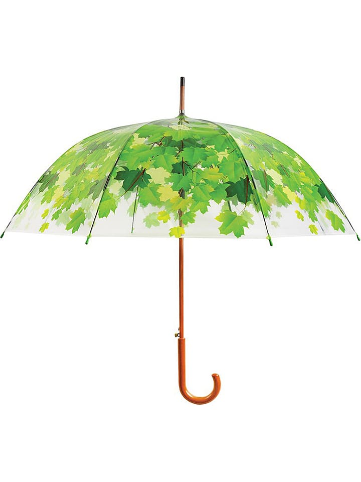 Esschert Design Parasol "Leaf" w kolorze zielonym - Ø 92,5 cm rozmiar: onesize
