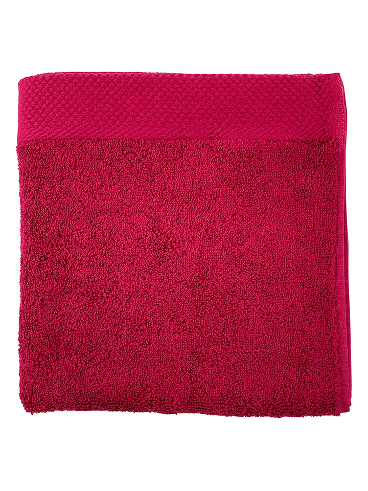 Soft by Perle de Coton Ręcznik "Epo" w kolorze jagodowym do rąk rozmiar: 50x100 cm