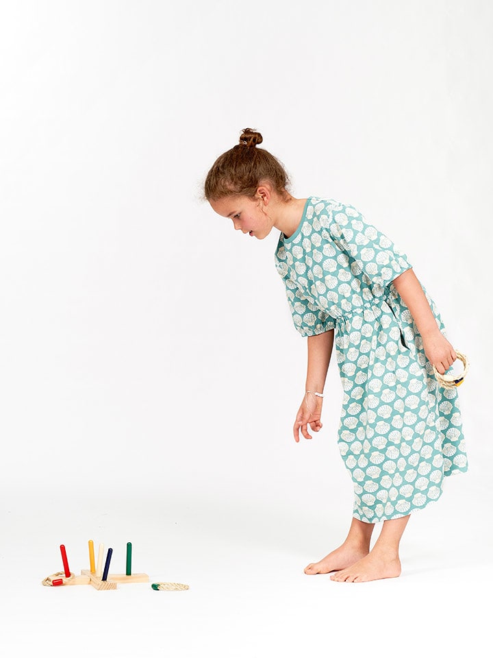 Sense Organics Sukienka "Nora" w kolorze turkusowym rozmiar: 98