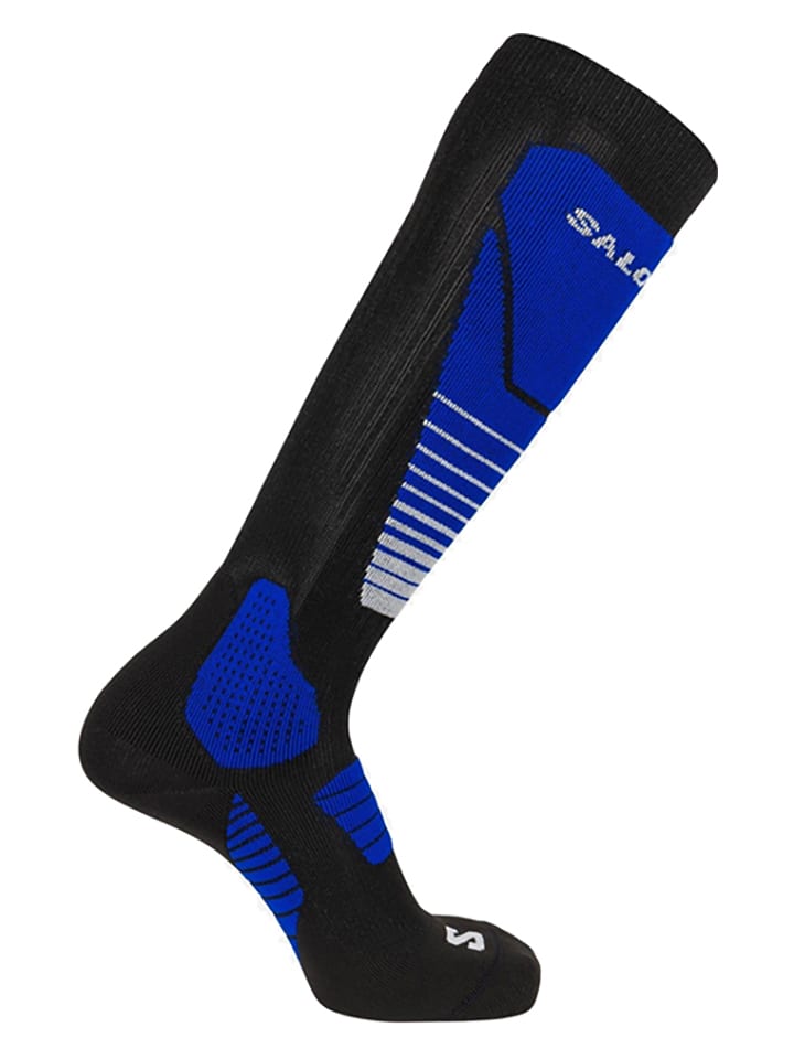 SALOMON Skarpety narciarskie "S/PRO" w kolorze niebiesko-czarnym rozmiar: 39-41